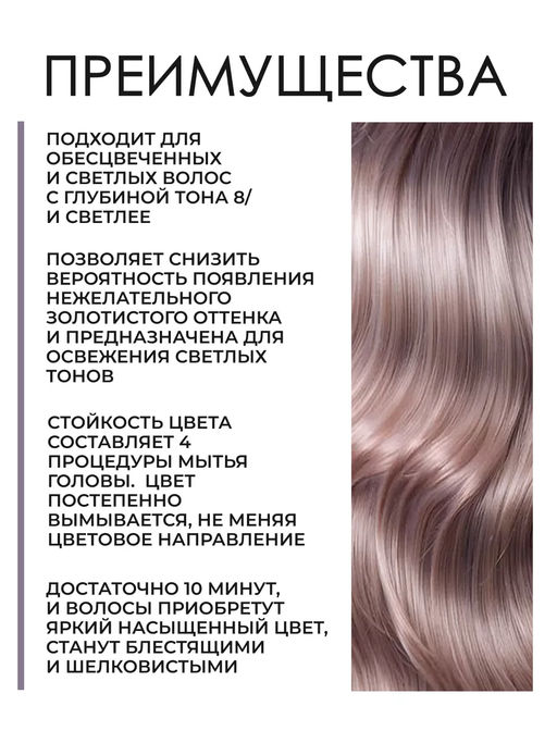 Маска оттеночная Color Fresh Mask Лиловый иней, 150 мл Wella Professionals  фото 7