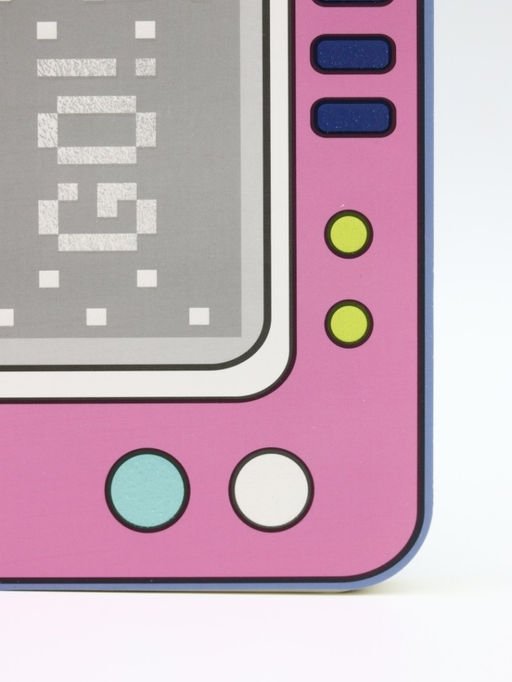 Блокнот на спирали (B6) "Retro joystick", pink (13*18)