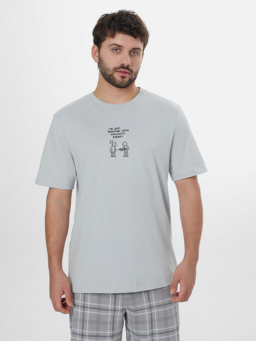 Комплект мужской домашний серый - Mark formelle фото 3