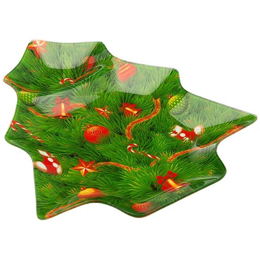 Цена за 6 шт. БЛЮДО ДЛЯ СЕРВИРОВКИ КОЛЛЕКЦИЯ РОЖДЕСТВЕНСКАЯ СКАЗКА25СМ