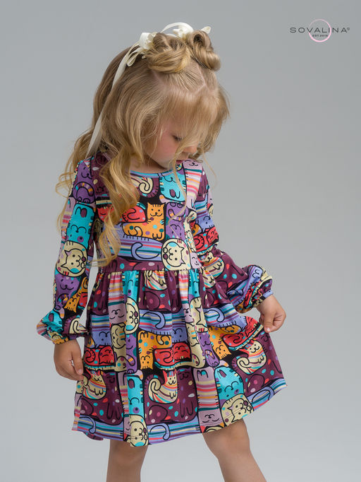 Платье Моана коты в горошек - Sovalina фото 6