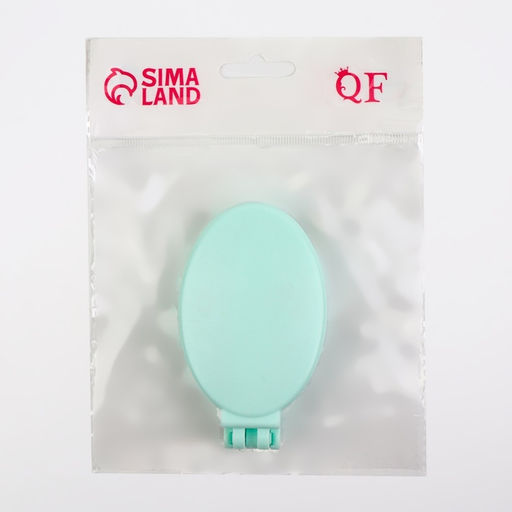 Цена за 2 шт. Расчёска массажная, складная, с зеркалом, 9.5×5.5 см, МИКС