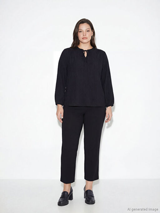 Beli Lastikli Havu? Kesim Kad?n Pantolon