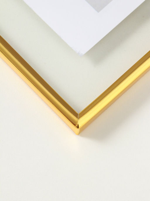 Фоторамка для фото 15×15 см «Лофт», золото гальваника, металл, 1.2×15.5×15.5 см