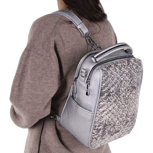 Рюкзак 69088-2 silver Velina Fabbiano-Safenta
