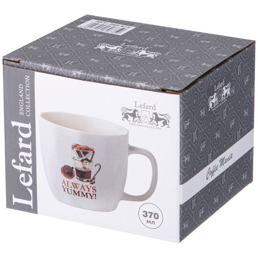 КРУЖКА LEFARD КОФЕМАНИЯ 370МЛ  фото 3