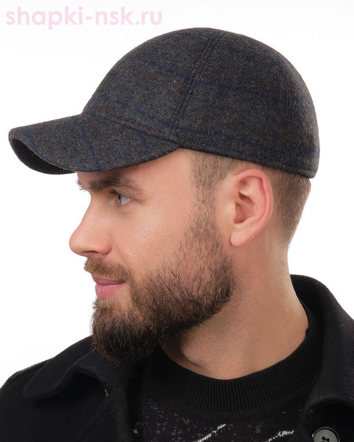 061-34 Бейсболка мужская флис (56-62)