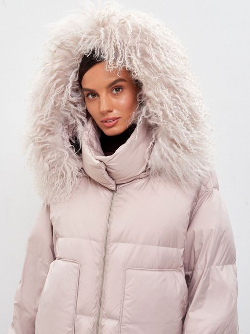 Conso/WDSF 220503 - panna cotta Пуховая Куртка  фото 7