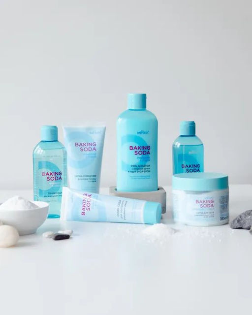 Baking Soda.Очищение с содой Скраб-сода для глубокого очищения лица, 100 мл