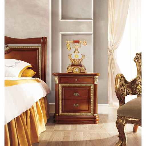 Часы-светильник "Ретро телефон", красный, с будильником, 28.5 х 18 х 18 см