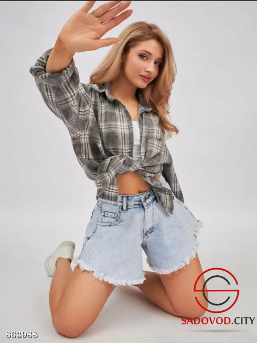 Шорты джинсовые женские - Fiona фото 3