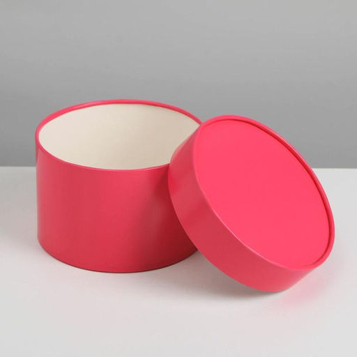 Набор шляпных коробок 3 в 1 малиновый, 16 х 10, 14 х 9, 13 х 8,5 см - Дарите счастье фото 3