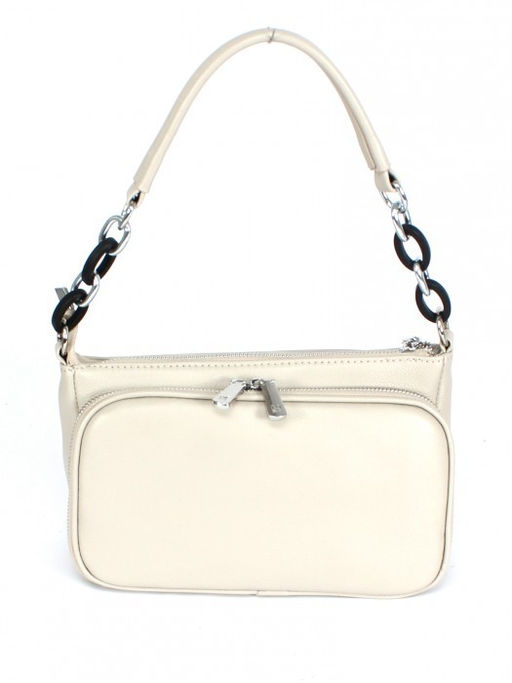 Сумка женская натуральная кожа RM-8011Е, 2отд, плечевой ремень, бежевый SALE 264374 - Adelia фото 2