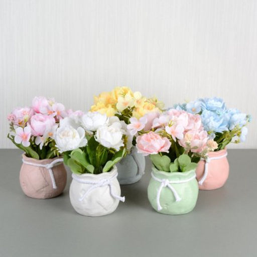 Цветочная композиция цветы 19 см/ 712-50 /уп 60/ - Галеонтрейд фото 9