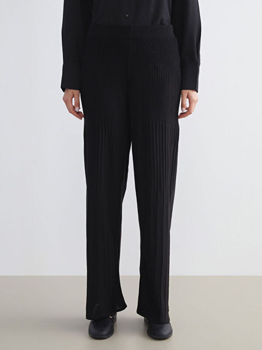 Beli Lastikli Kad?n Triko Pantolon