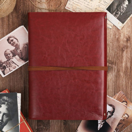 Родословная книга «Наш род», 56 листов, бордо, 35×23.5 см