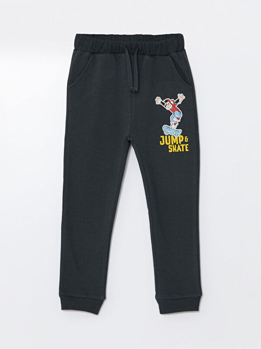 Beli Lastikli Nostaljik Maymun Erkek Bebek Jogger E?ofman Alt 2li