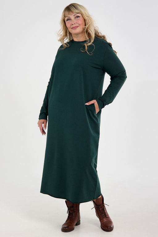 Платье-футер-длинное