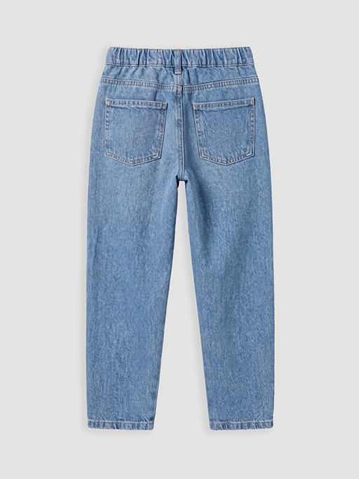 Baggy Fit Erkek ?ocuk Jean Pantolon