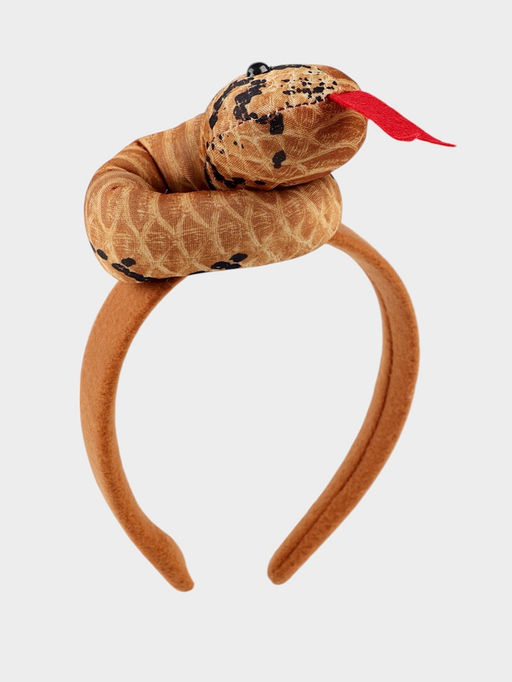 Карнавальный набор Змея, 3 предмета: ободок, хвост, бант, коричневый - Simaland фото 3