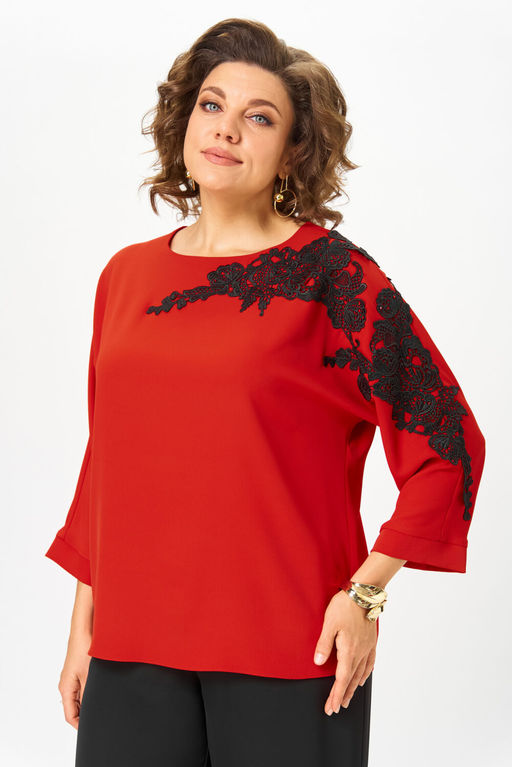 Блуза Rumoda 2277 красный дл. р.