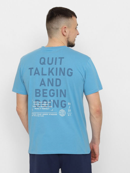 CRB wear/FSMM 60236-43 Футболка мужская,голубой/Ex.Cherubino  фото 3