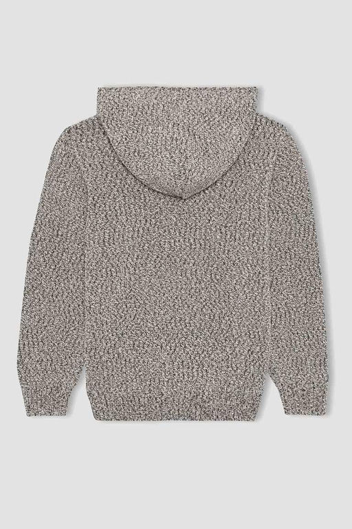 Трикотажной свитер с капюшоном для мальчика - Defacto фото 6