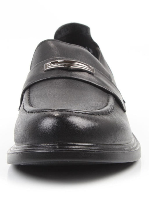 03-DHL206-1 BLACK Лоферы женские (натуральная кожа)