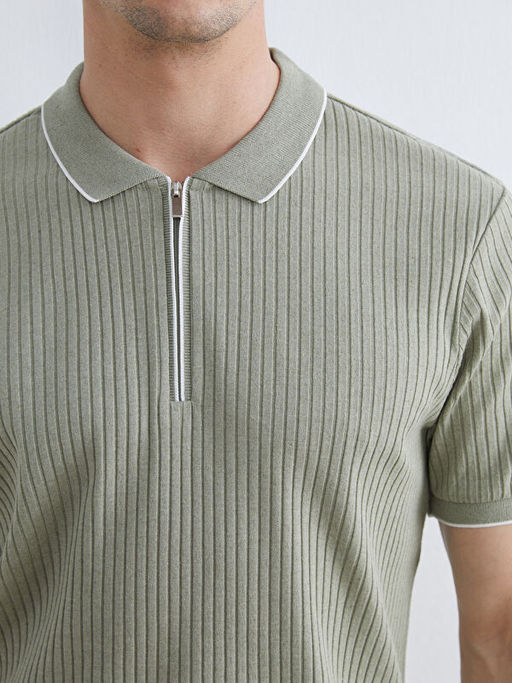 Polo Yaka ?izgili Erkek Ti??rt