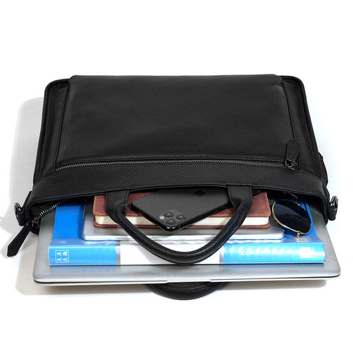 Сумка мужская, кожа, MIRONPAN 36212 Черный