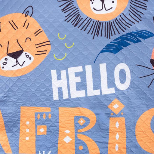 Покрывало детское Этель 1,5 сп African friends, 145х210 см, микрофибра  фото 2