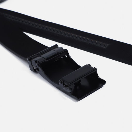 Ремень мужской, ширина 4 см, автомат, пряжка металл, цвет чёрный - Simaland фото 3