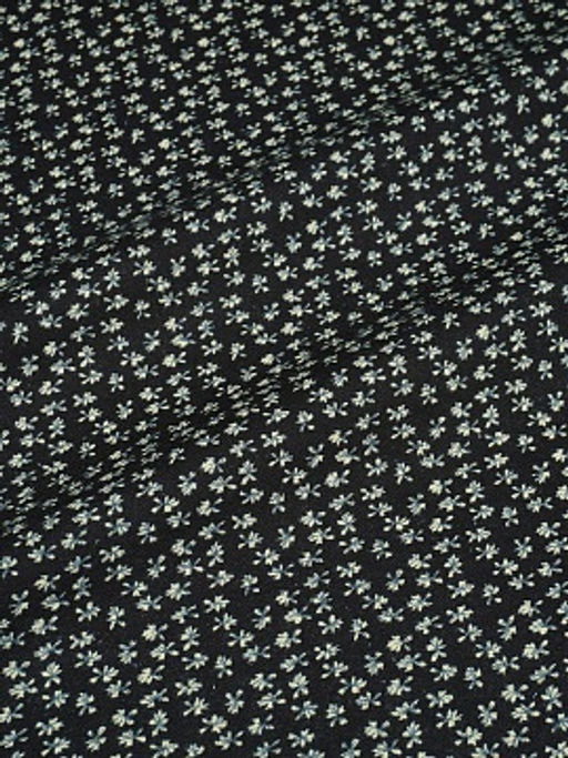 Теплый хлопок Воздушные лютики цв.черный, ш.1.45м, хлопок-100%, 150гр/м.кв