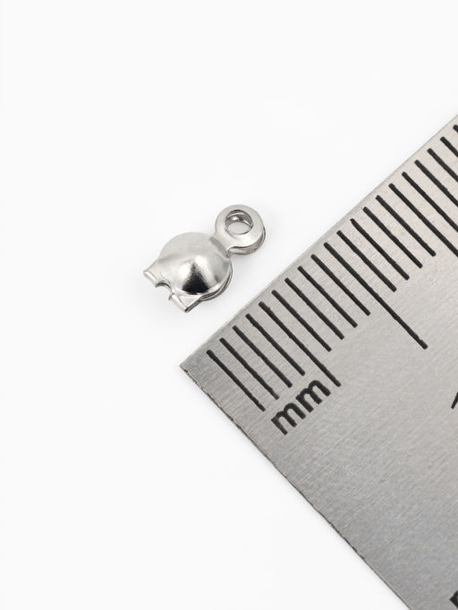 Набор для создания украшений "Минимум" колечки, кримпы, цепочки, цвет серебро