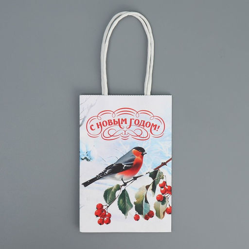 Пакет крафтовый Зимушка, 15 10 6 см - Дарите счастье фото 7