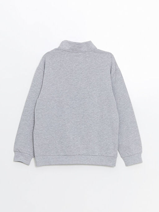 Dik Yaka Erkek ?ocuk Sweatshirt