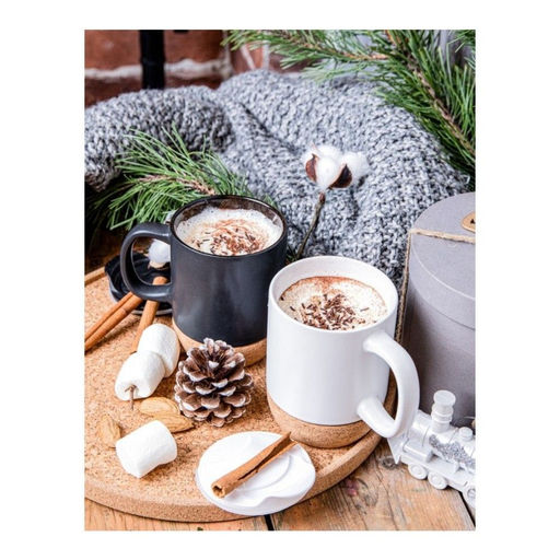 Кружка с крышкой Walmer Domino, 0.4 л, цвет черный  фото 9