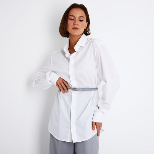 Ремень женский, ширина 1 см, пряжка металл, цвет голубой - Simaland фото 3