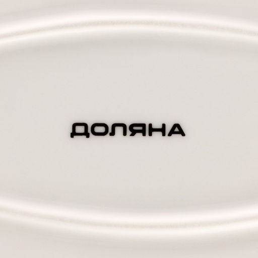 Блюдо Доляна «Млечный путь», 29.5×17.5 см, фарфор, бирюзовое