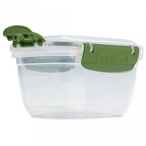 Контейнер для продуктов пластмассовый Мастер 0,55л, глубокий, прямоугольный, с клипсами, воздухонепроницаемый (герметичный), съемный силиконовый уплотнитель, подходит для СВЧ, цвета микс (Россия) - Домашняя мода фото 5