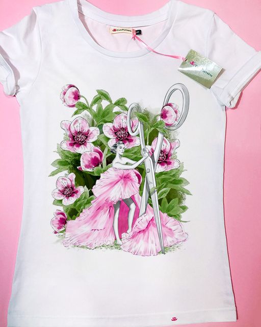 Эксклюзивная футболка Yana Pletneva упаковка плотный Zip пакет!