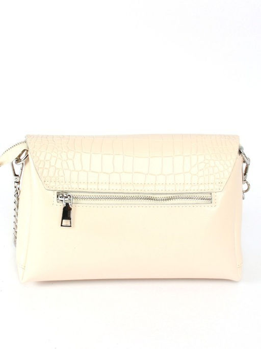 Сумка женская натуральная кожа JRP-9717, 3отд, плечевой ремень, (УЦЕНКА/ДЕФЕКТ: порез на дне) бежевый 265585 - Adelia фото 2