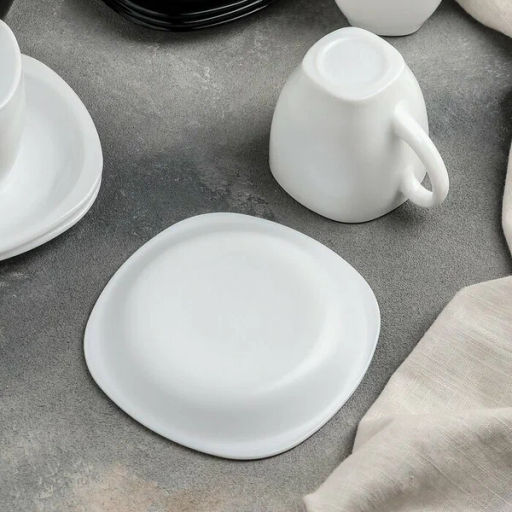 Чайный набор КАРИН 220мл черно-белый арт.D2371 /Люминарк/ - Luminarc фото 6