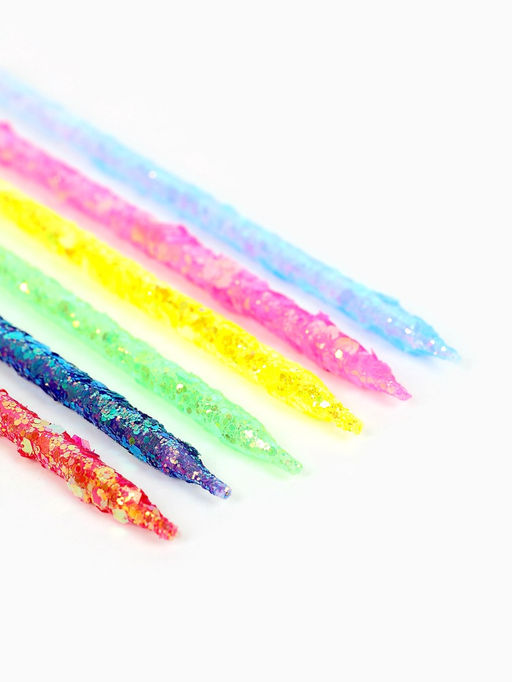 Цена за 2 шт. Свечи для торта «Сияние», набор 6 штук