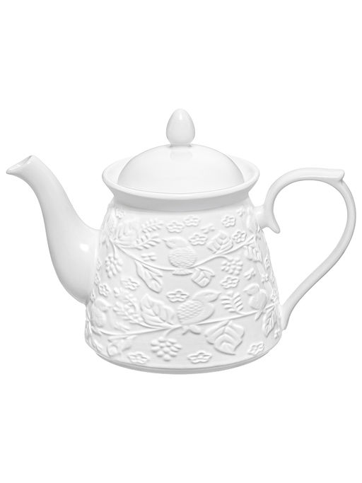 Чайник 900 мл 23*13*16,5 см "Птички на ветке", фарфор
