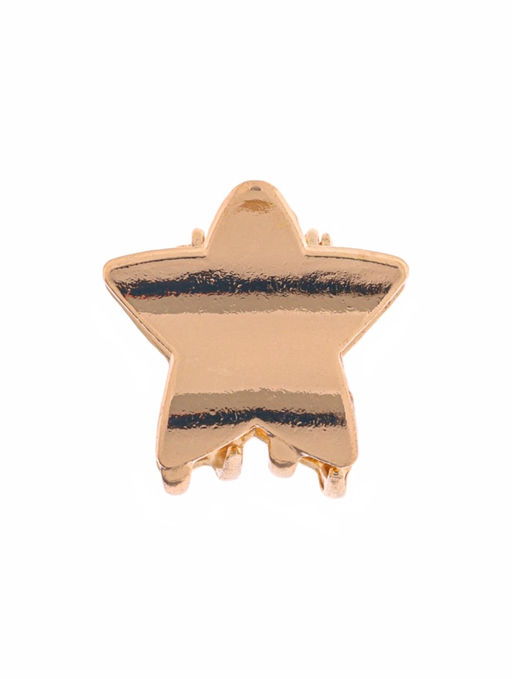 Цена за 6 шт. Крабик для волос «Брианна», звезда, 2 см, золото