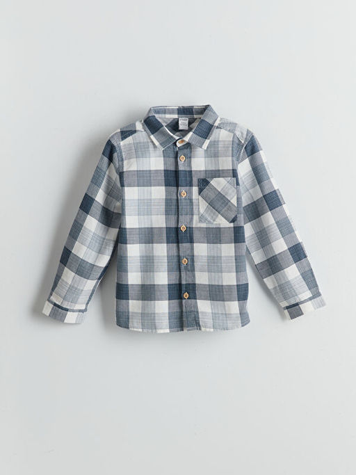 Ekose Desenli Erkek ?ocuk G?mlek