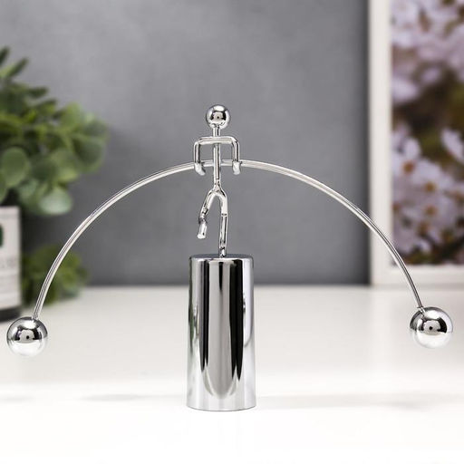 Маятник настольный антистресс «Человечек-эквилибрист», 11.5×18×2.5 см