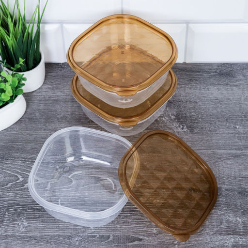 Салатник круглый 3 штуки набор 12,5x4 см / P8 /уп 126/ - ГалеонТрейд фото 9