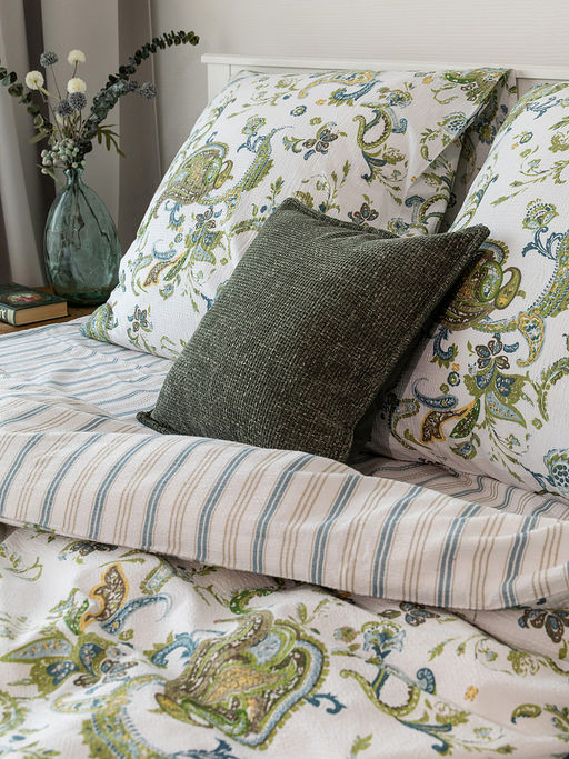 Комплект постельного белья 2-спальный белый бязь - Denastia фото 10